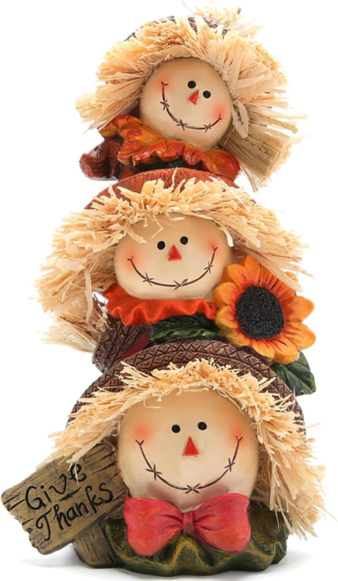 Hodao Autumn Thanksgiving Scarecrow Decoration Handmade Thanksgiving Decoration for Living Room G... | Amazon (US)