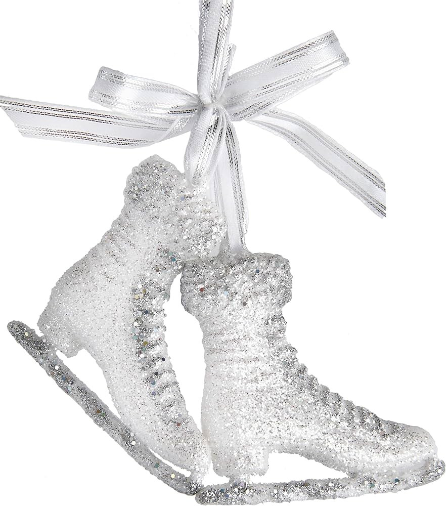 Ice Skates With Glitter Ornament | Amazon (US)