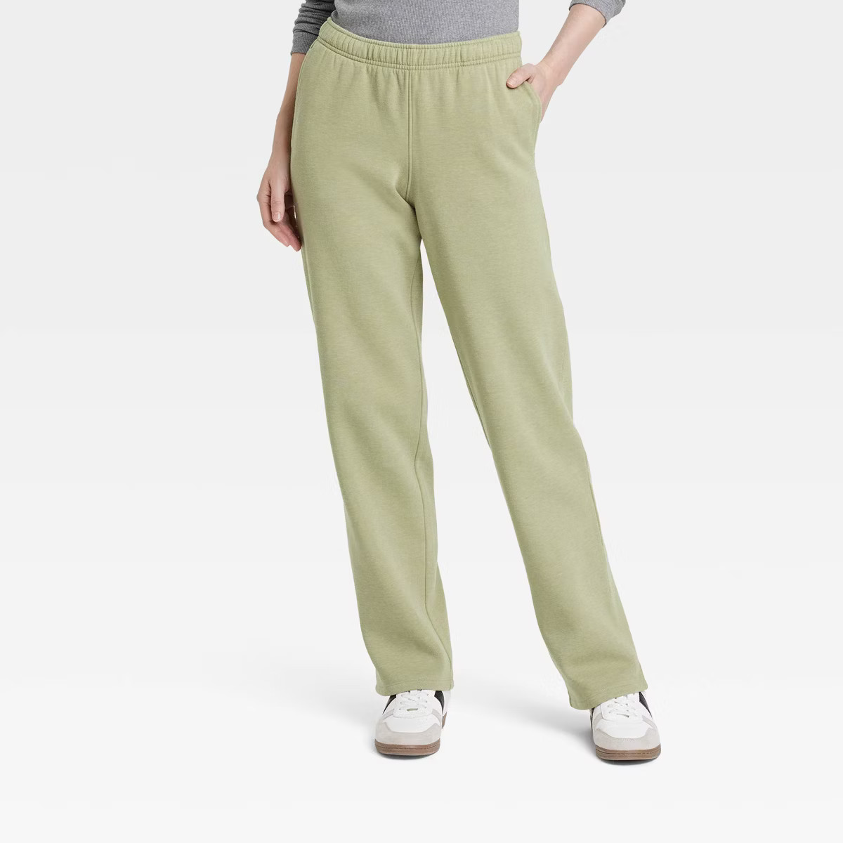 Women's Leisure Studio Mid-Rise Straight Leg Sweatpants - Universal Thread™ | Target