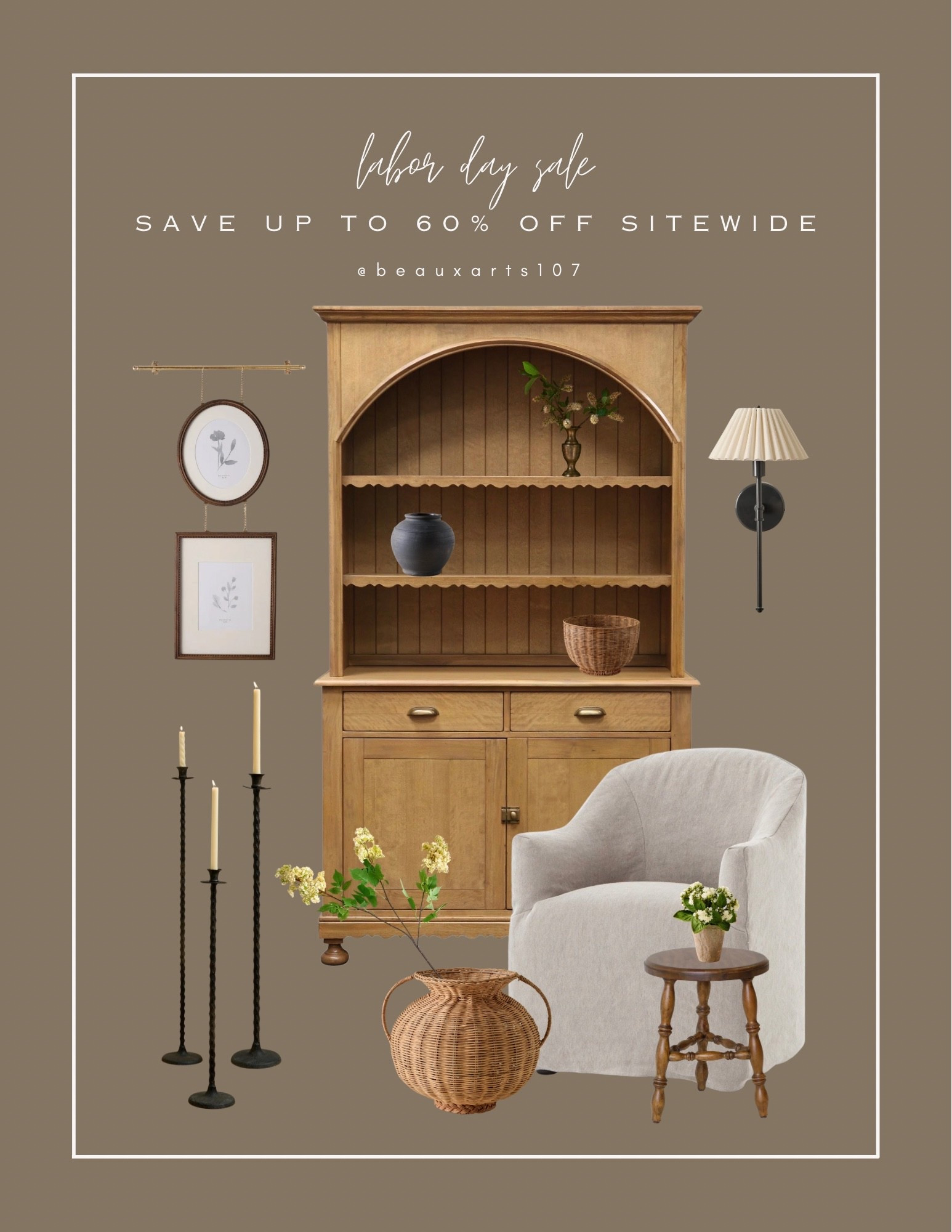 Save up to 60% off for the Labor Day sale!

#LTKHome #LTKSaleAlert