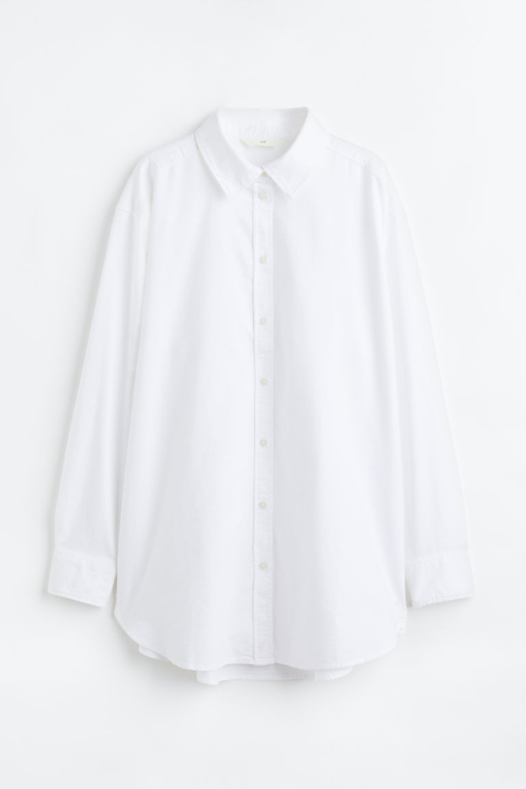 H & M - Oxford shirt - White | H&M (UK, MY, IN, SG, PH, TW, HK)