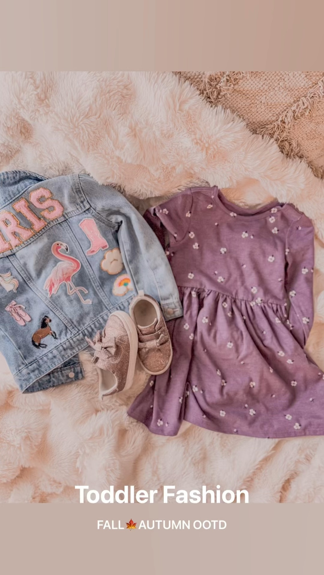 Love this purple long sleeve dress with floral details from Target. The perfect toddler outfit that’s quick & easy to throw on. 

Fall ootd, autumn ootd, family photos, back to school, kids outfit, toddler fashion, jean jacket

#LTKGiftGuide #LTKVideo #LTKKids