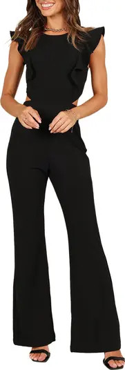 Yvonne Cutout Flare Leg Jumpsuit | Nordstrom