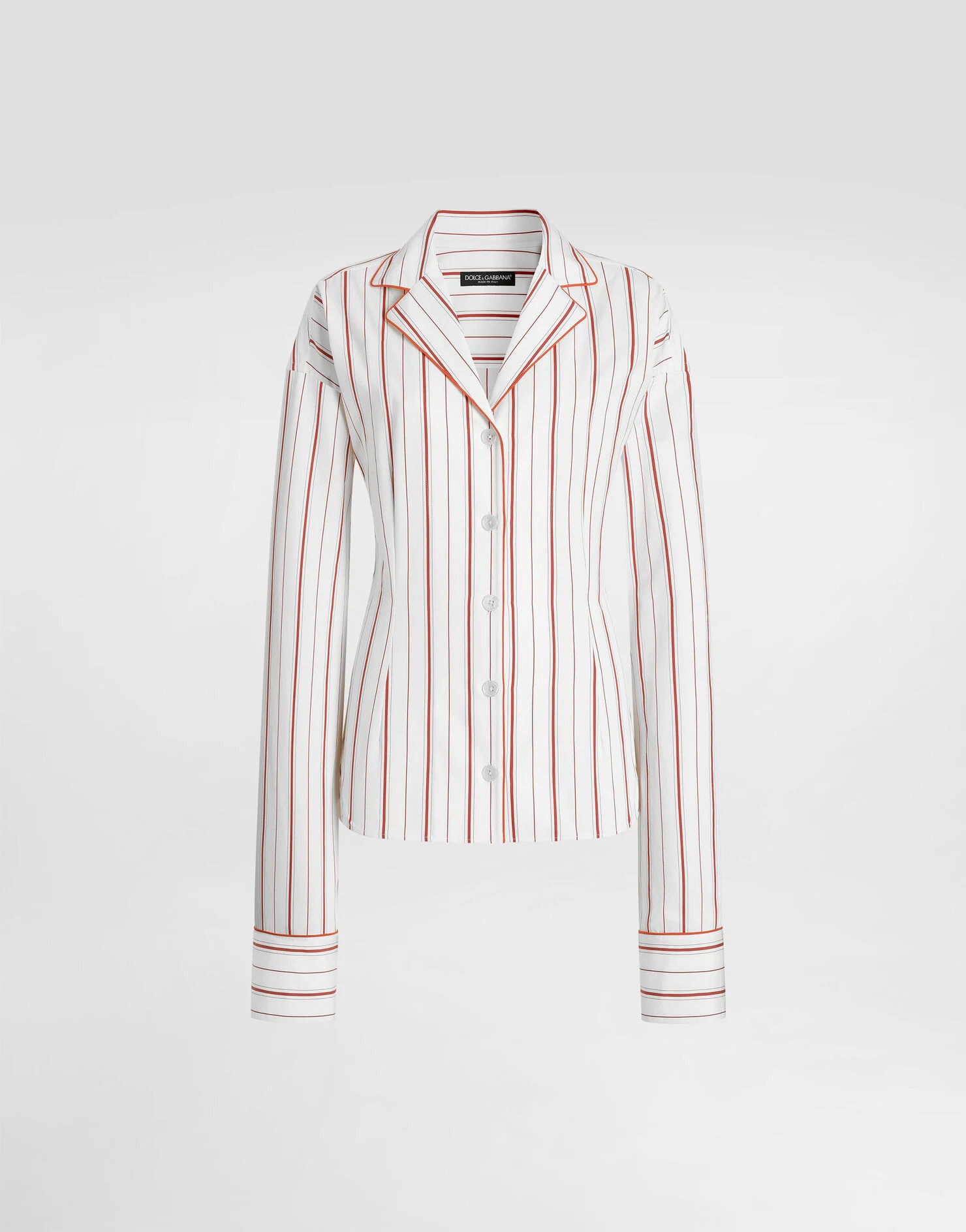 Striped poplin shirt | Dolce & Gabbana US