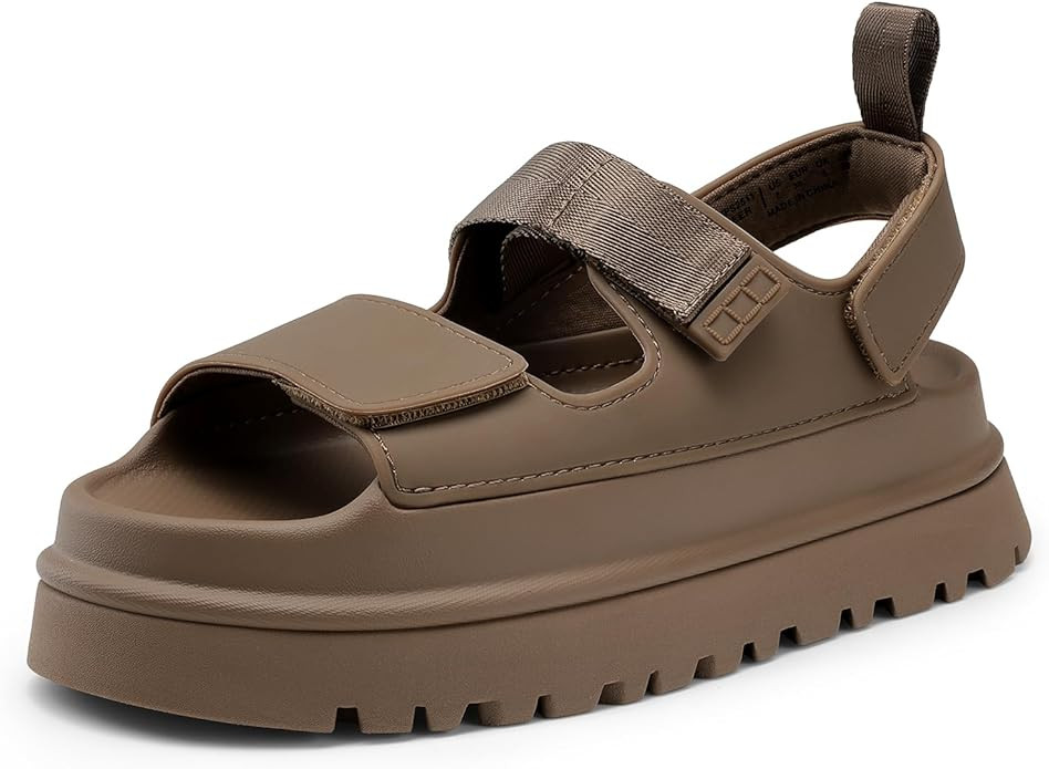 DREAM PAIRS Platform Sandals for Women Chunky Open Toe Dress Walking Comfortable Flat Sandals for... | Amazon (US)