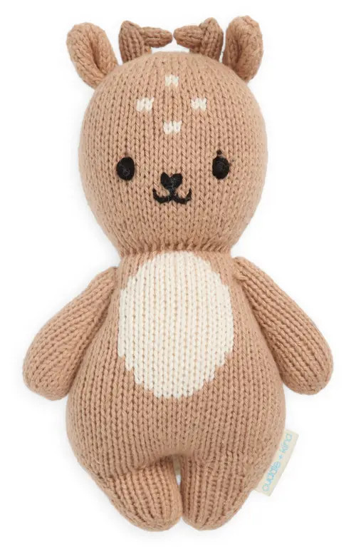 cuddle+kind Baby Fawn Plushie in Brown at Nordstrom | Nordstrom