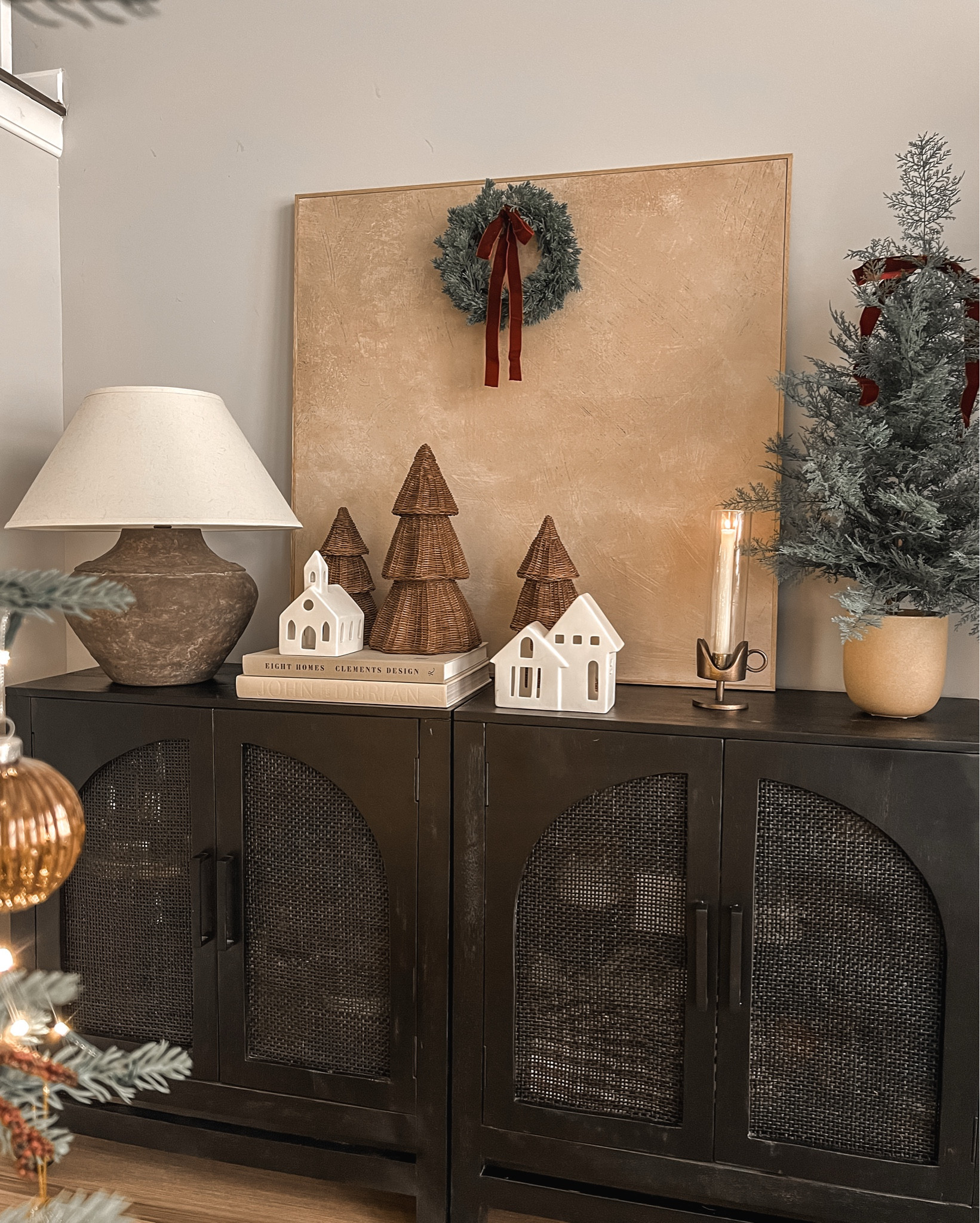 Christmas sideboard✨ My village houses have been discontinued but I’ve linked similar ones!

Christmas Decor | Holiday Decor | Sideboard Styling | Console Styling | Living Room | Entryway

#LTKHoliday #LTKHome