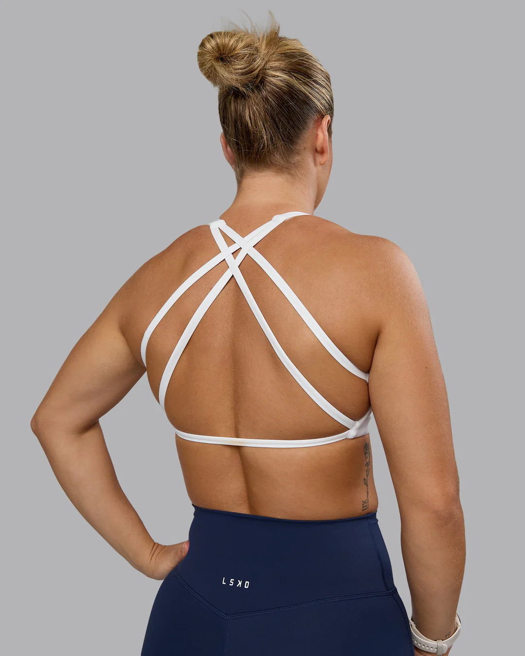 Aspire Sports Bra - White | LSKD | LSKD