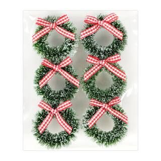 3D Frosted Green Wreath Christmas Stickers by Recollections™ | Michaels Stores