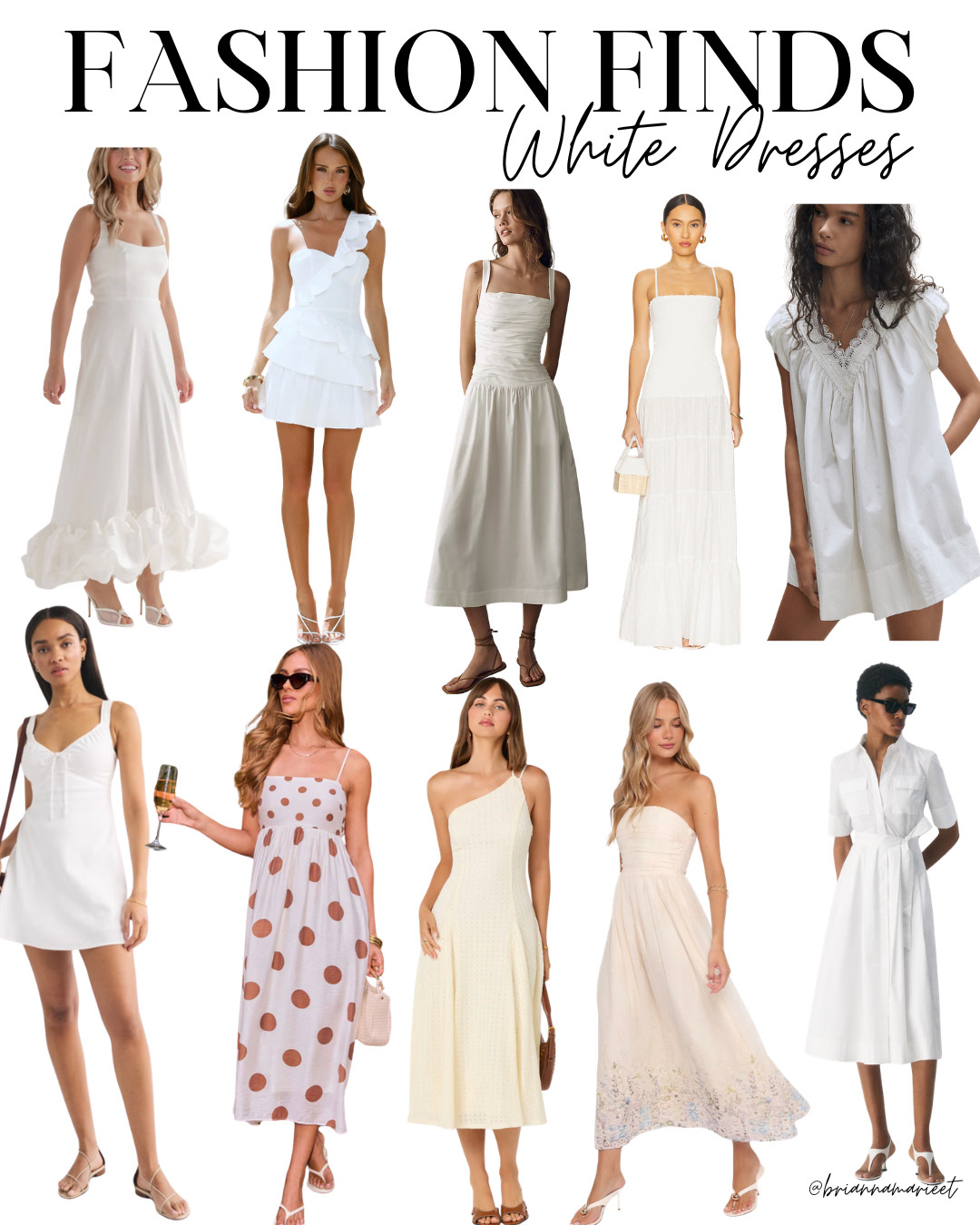 White dresses perfect for any summer outing! 

 #LTKootd #LTKSeasonal #LTKWedding