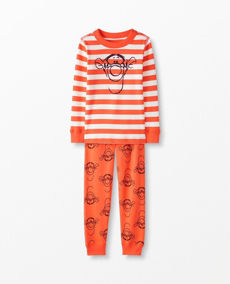 Disney Winnie The Pooh Long John Pajamas In Organic Cotton | Hanna Andersson