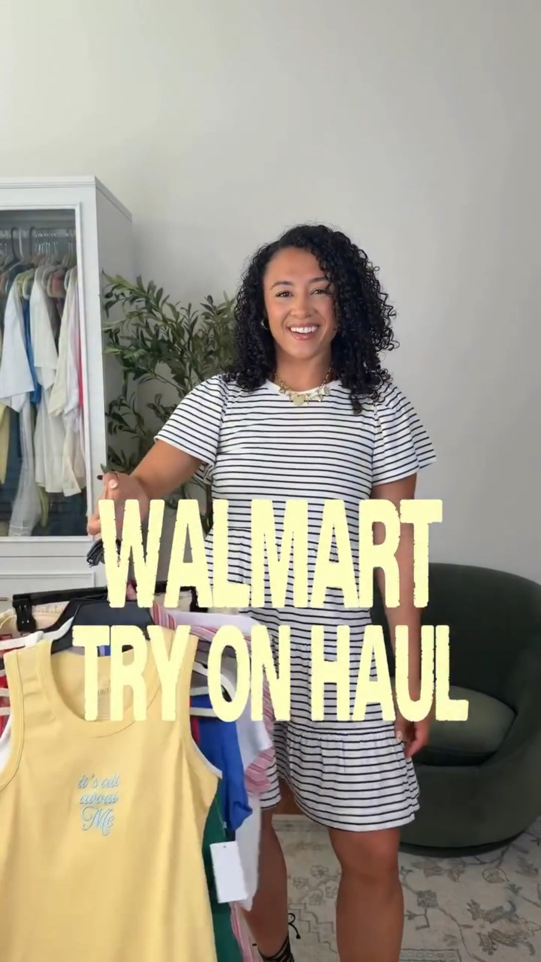 The stripe tiered dress is only $5 right now online! #walmart #walmarthaul

#LTKgrwm #LTKootd #LTKSeasonal