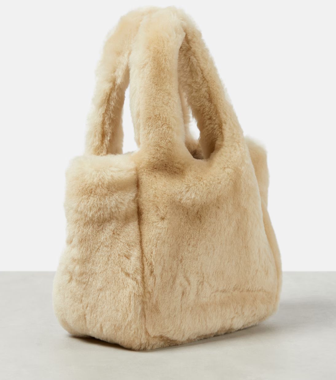 Mini shearling tote bag | Mytheresa (UK)