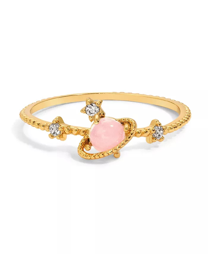 Pink Faux Cubic Zirconia Celestial I Need Space Ring | Macy's