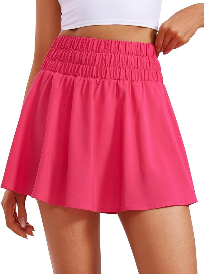 CRZ YOGA High Waisted Flowy Tennis Skirts for Women Pleated Casual Golf Athletic Pickleball Skort... | Amazon (US)