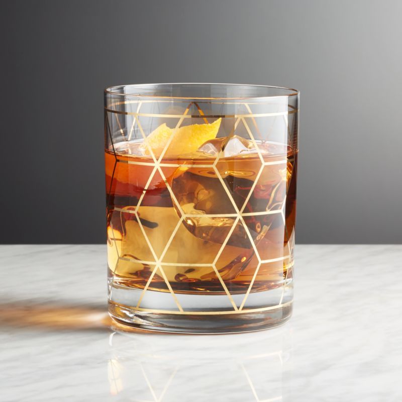 Jaxson Double-Old Fashioned Glass + Reviews | Crate & Barrel | Crate & Barrel
