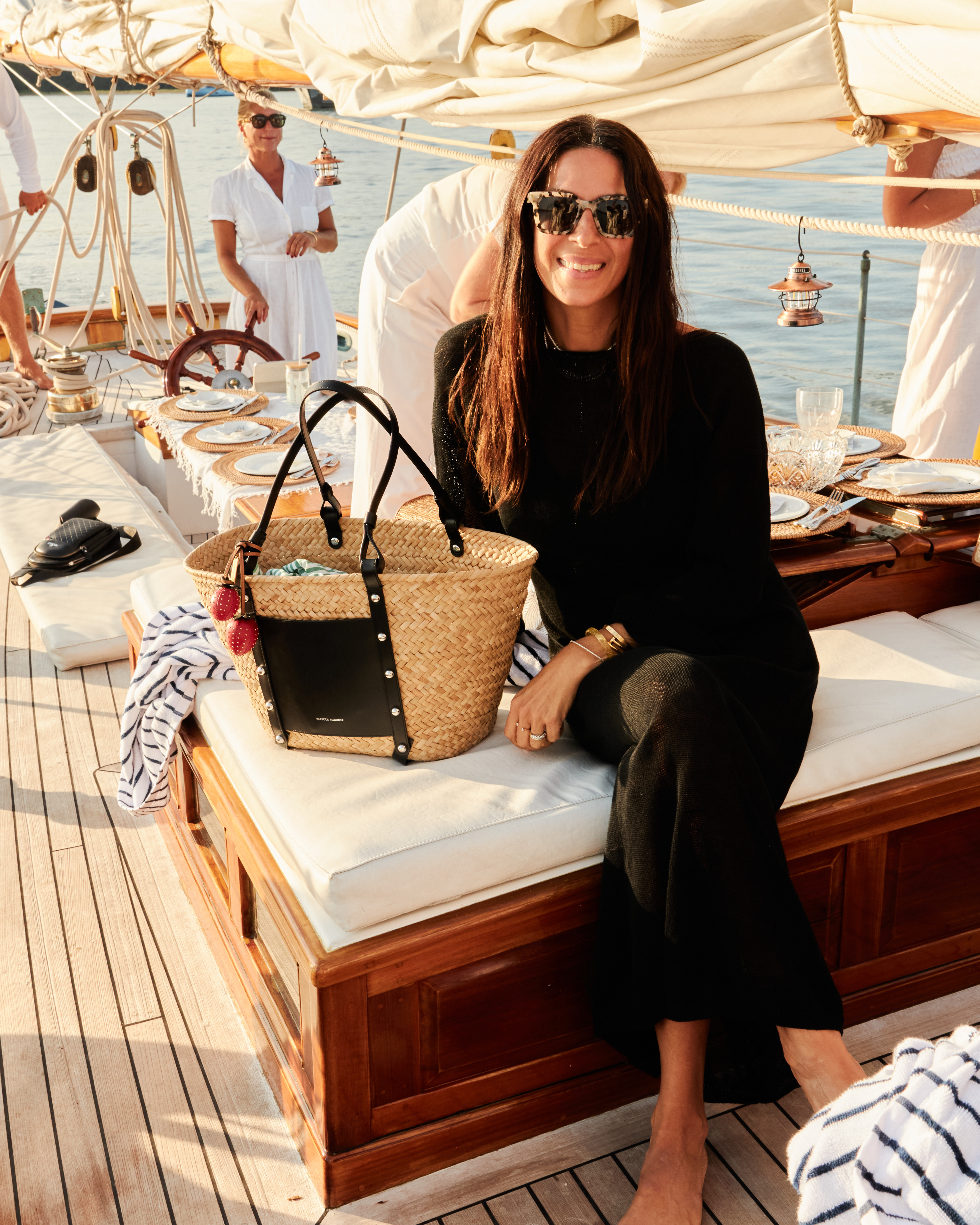 Days on the boat! Love this lightweight dress- it is no longer available in maxi, but is available in mini. 🖤 Also shared similar! 

 #LTKStyleTip #LTKItBag