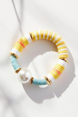 Sweet Escape Puka Shell Stretch Bracelet | Anthropologie (US)
