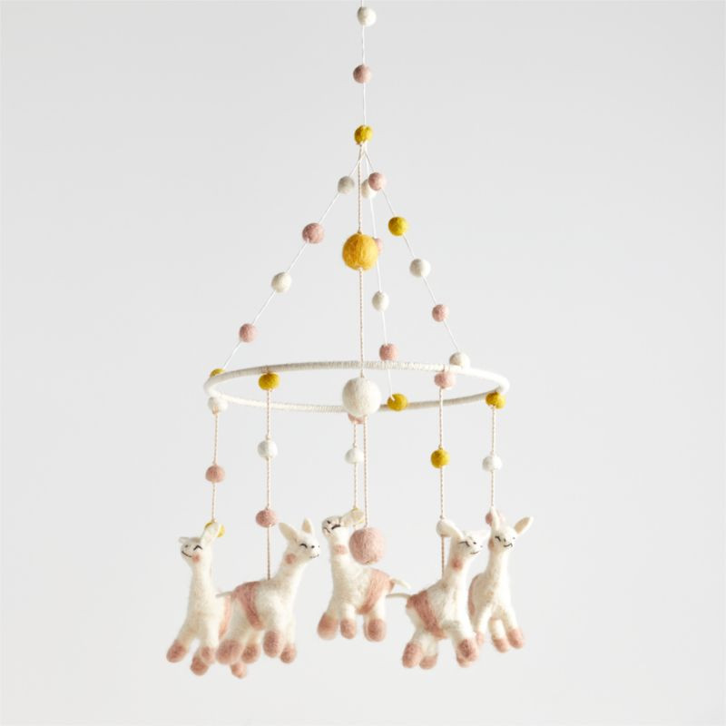 Pehr Llama Mobile + Reviews | Crate & Kids | Crate & Barrel