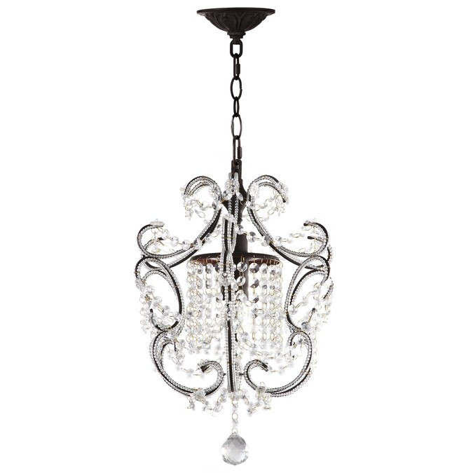 Safavieh Luna 1-Light Brown Modern/Contemporary Crystal Chandelier Lowes.com | Lowe's