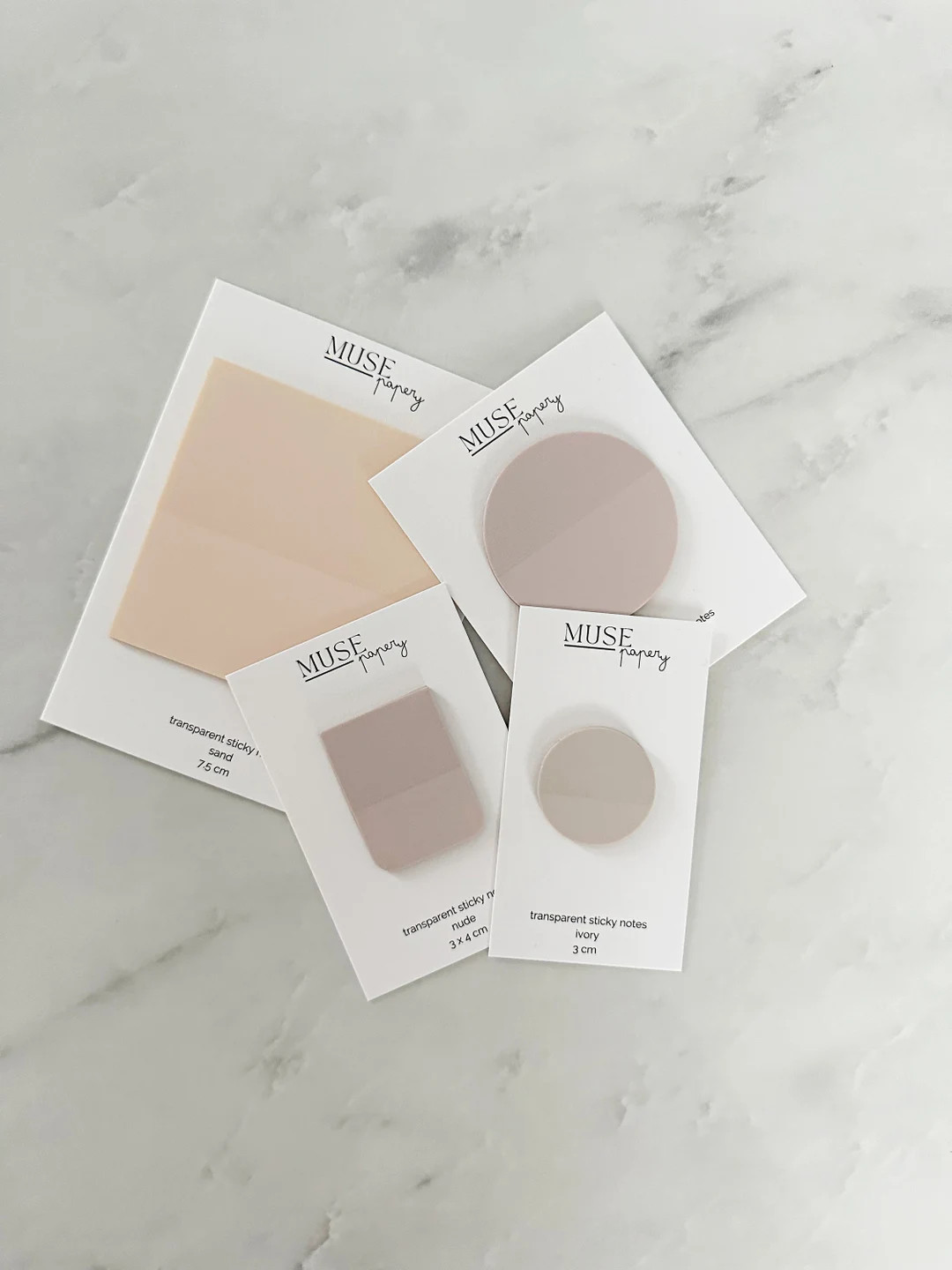 Transparent sticky notes | Set of 4 | Etsy (US)