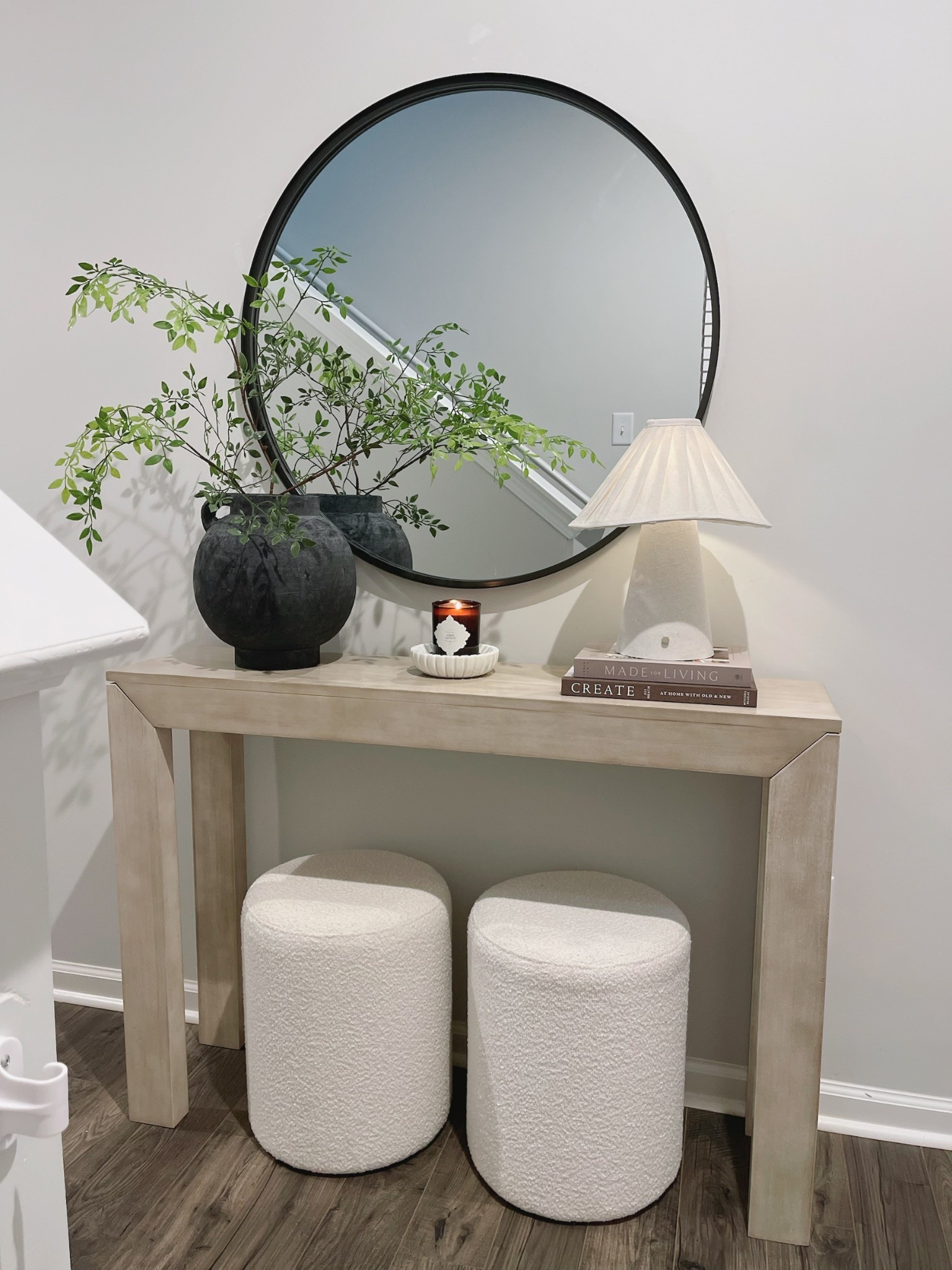 Console table decor for spring 2026 

#LTKSeasonal #LTKHome #LTKValentine