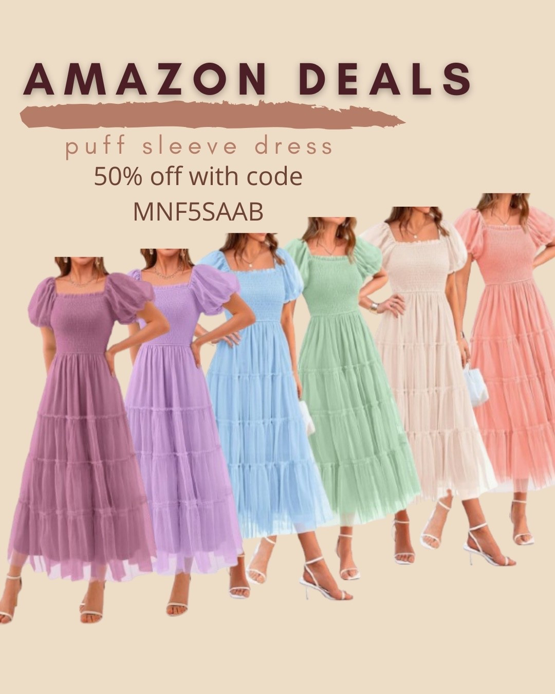 $30 ends 6/22
Amazon fashion
Amazon deals
Puff sleeve dress
Wedding guest dress

#LTKSaleAlert