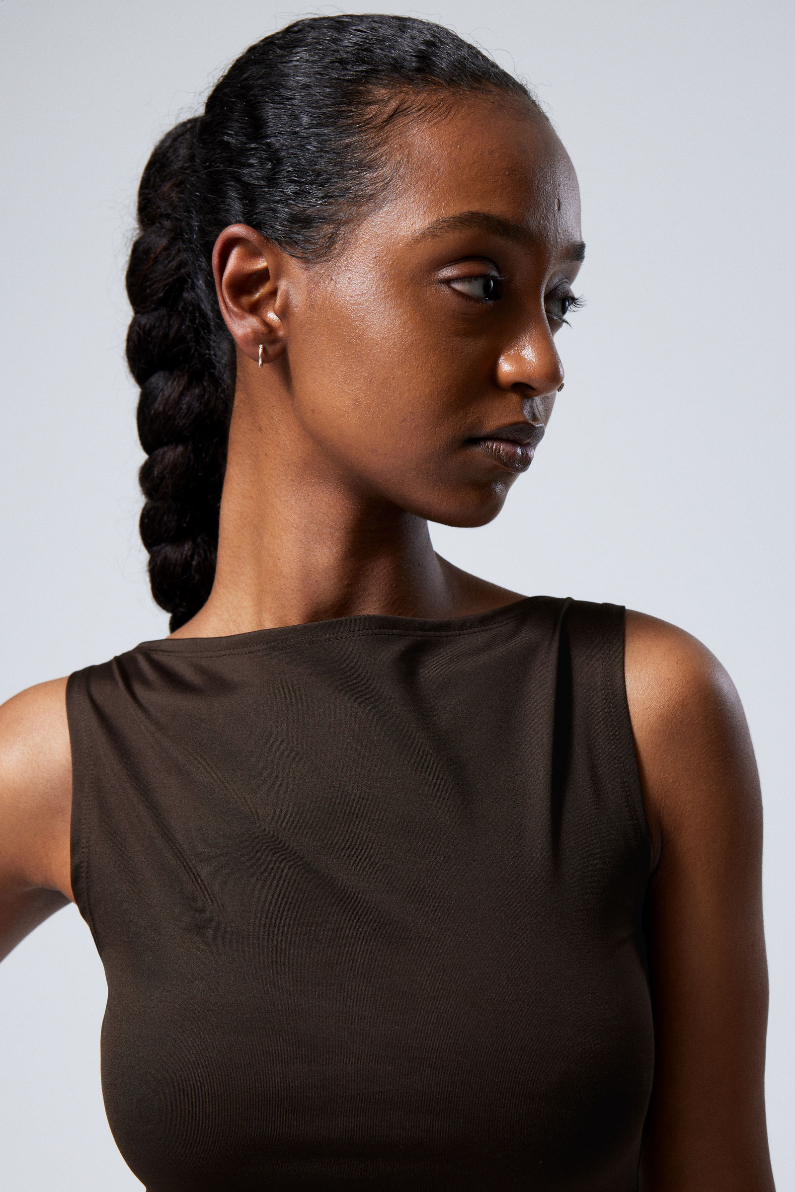 Annie Boatneck Sleeveless top | Weekday