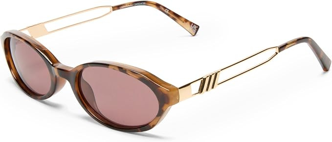 Le Specs Lunita Sunglasses - Oval, Unisex, Minimalist Y2K Style | Amazon (US)