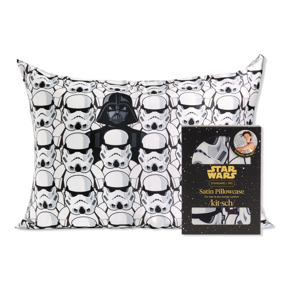 Kitsch x Star Wars Standard Satin Pillowcase - Darth Vader & Stormtroopers | Ulta
