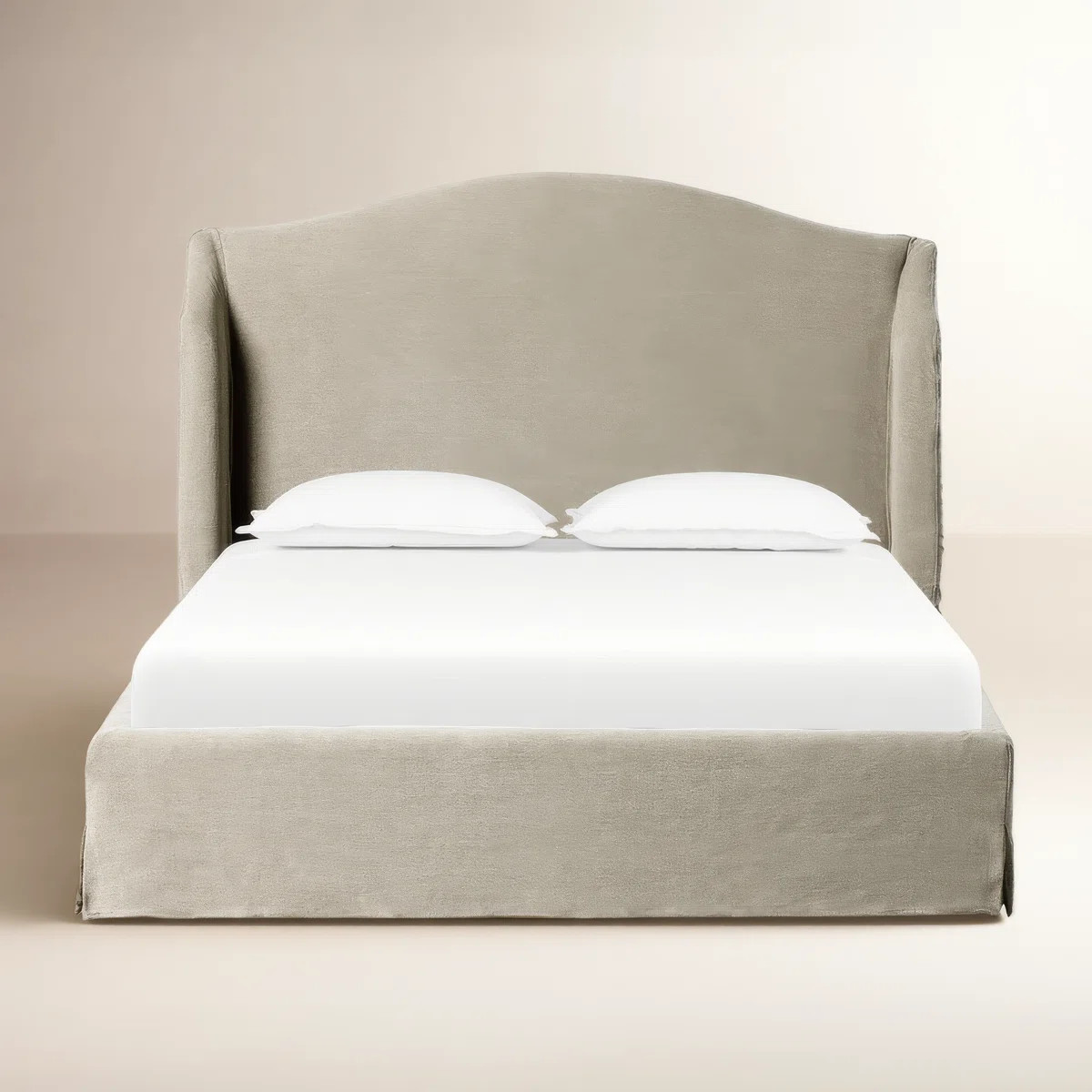 Mulberry Upholstered Wingback Bed | Wayfair North America