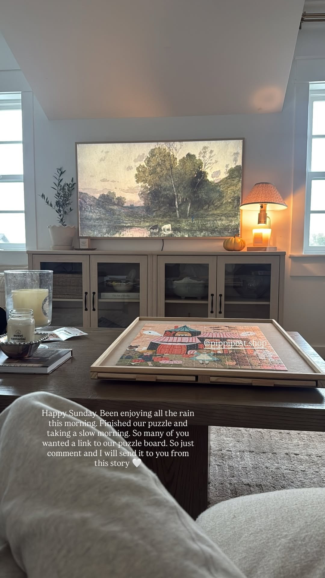 The coziest space for a movie and a puzzle!  

 #LTKdayinmylife #LTKmomlife #LTKHome