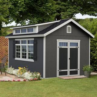 Do-it Yourself Windemere 10 ft. x 12 ft. Deluxe Multi-purpose Wood Shed with Smartside and operable window (120 sq. ft.) | The Home Depot