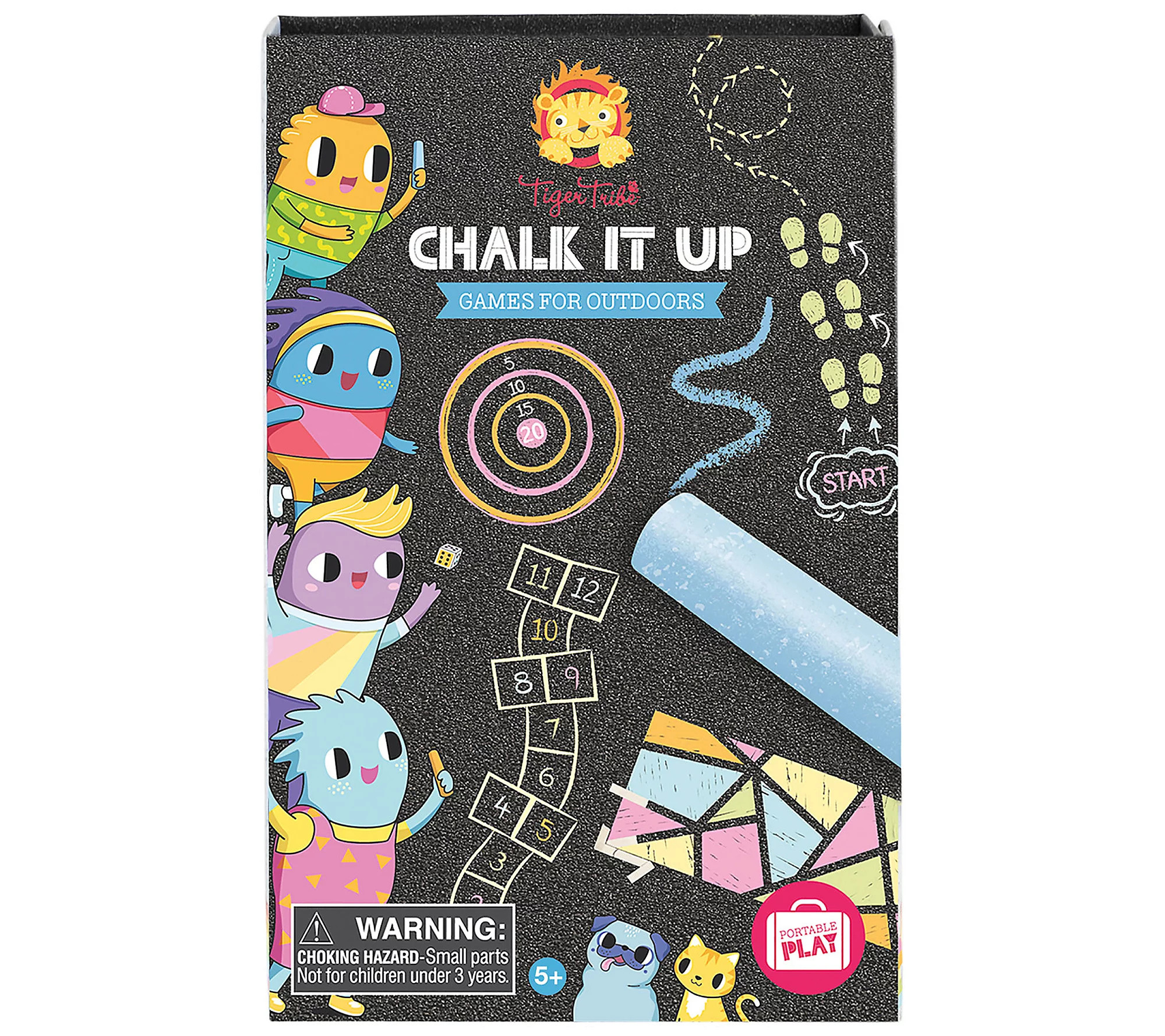 Tiger Tribe Chalk It Up Games for Outdoors | QVC