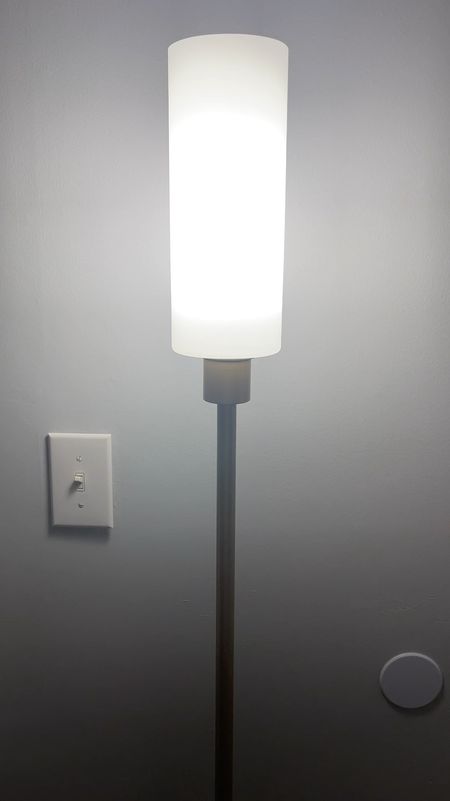 Floor lamp. On sale! Comes with remote. Gold or black. 

#LTKfindsunder50 #LTKhome #LTKsalealert