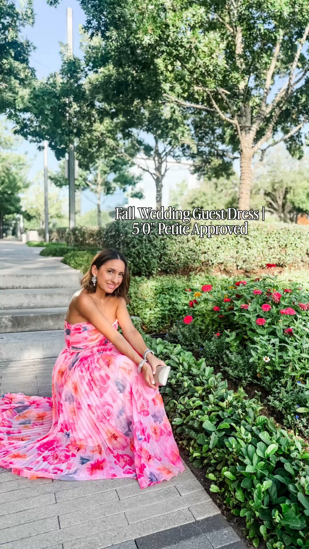 A wedding guest dress that is even prettier in motion. 🤍🌸

The ASTR Bayley is one of those dresses that just moves beautifully — and I think you can really see that in this video. It’s feminine, flattering, and photographs so well, including when you’re sitting down.

I’m wearing my usual size and would say it runs TTS. If you’re between sizes, I’d size up.

And the Sam Edelman block heels? Equal happy feet. 😂👠
I wanted the height without sacrificing my ability to actually walk, stand, and enjoy the event. My feet were VERY thankful.

I’ve linked the Bayley from multiple retailers so you can check availability, pricing and sizing, plus I’ve added a few less-expensive dresses with a similar feminine wedding-guest feel because beautiful doesn’t have to mean spending $200.

5’0” approved | Wedding guest | Fall wedding guest | Floral maxi dress

#LTKPetite #LTKWedding #LTKSeasonal