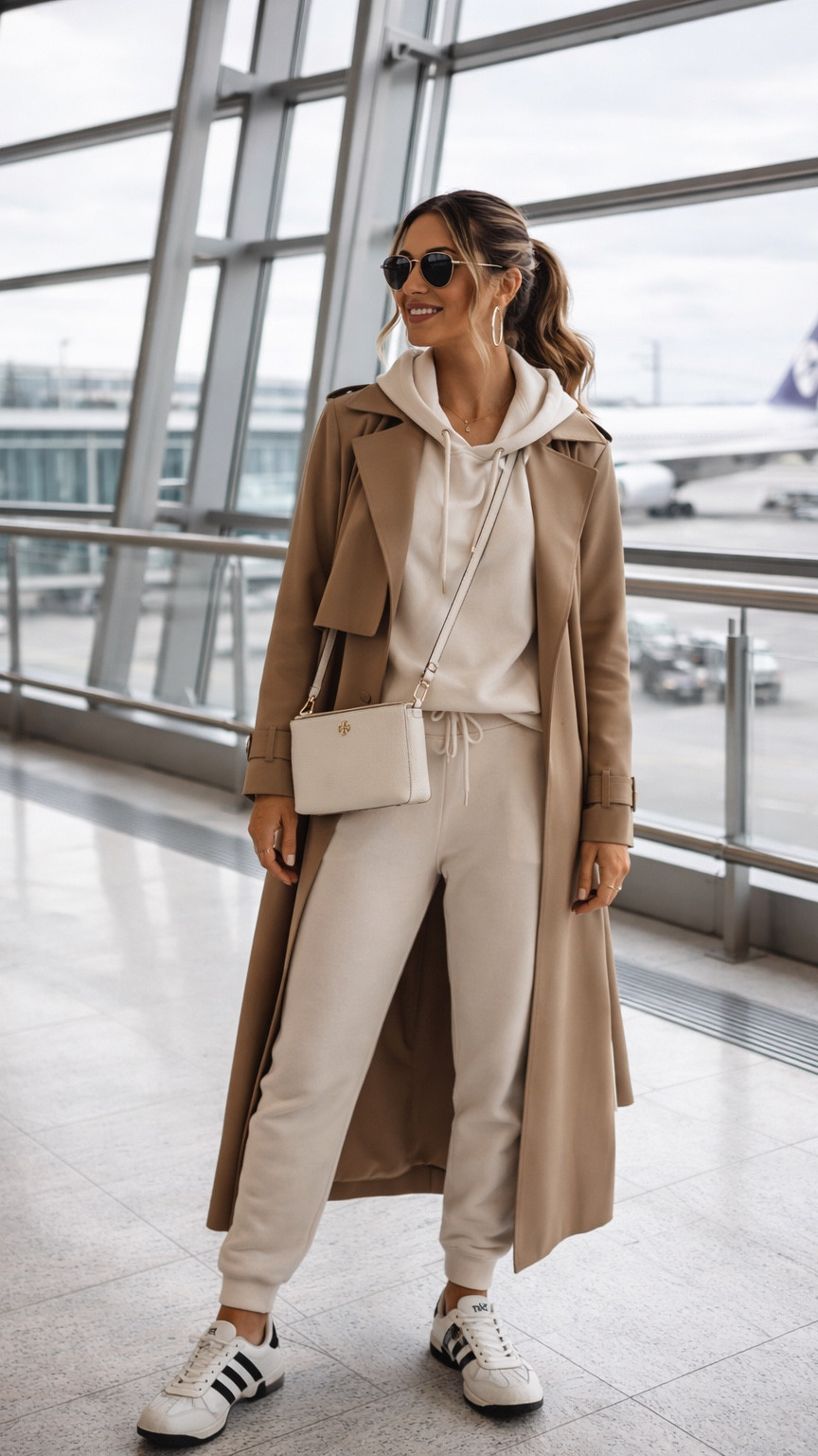 Lock ready for takeoff ✈️🤍

This is my go-to travel uniform — comfy, polished, and airport-approved. Neutral sweats, a classic trench, fresh sneakers, and a chic crossbody so I can stay hands-free from check-in to landing. Effortless, elevated, and 100% repeat-worthy.

Who else loves a cozy-cute airport look? 🤎

#LTKTravel #LTKStyle #LTKItBag #LTKShoeCrush #LTKUnder100

#LTKdayinmylife #LTKselfcare #LTKTravel