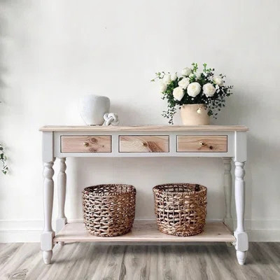 French Vintage Style Entryway Console Table | Wayfair North America