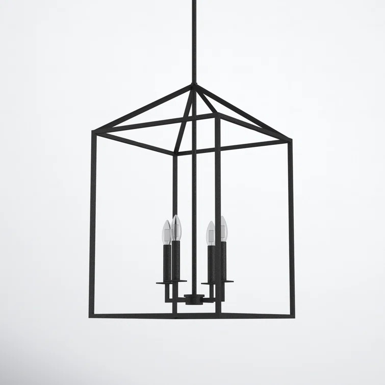 Ellis 4 - Light Lantern Rectangle Chandelier | Wayfair North America