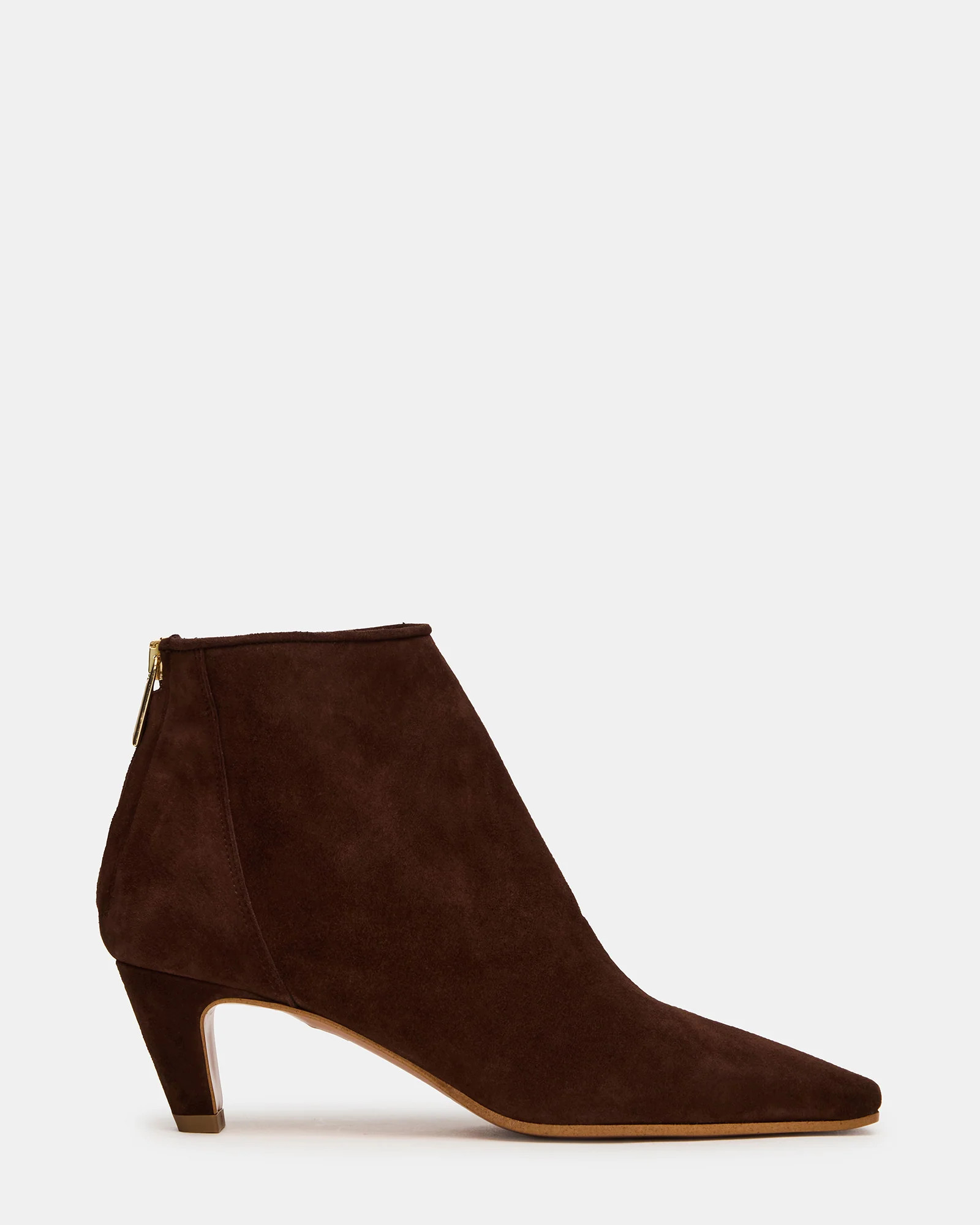 Steve Madden Women's Juno Ankle Booties - Brown Suede - Size 11 - Leather | Steve Madden (US)