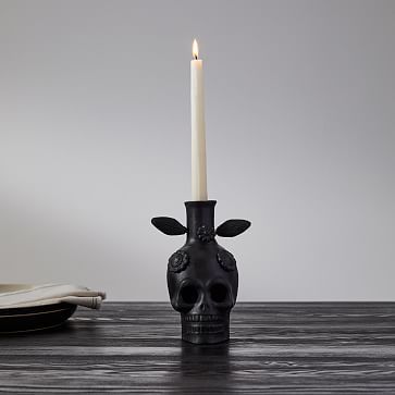 Skull Taper Holder | West Elm (US)