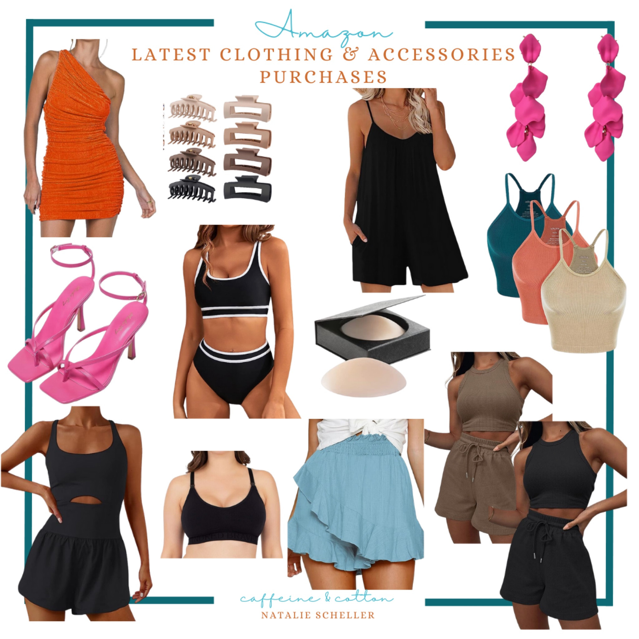 Latest clothing and accessory purchases from Amazon! 

#LTKswim #LTKSeasonal #LTKunder50