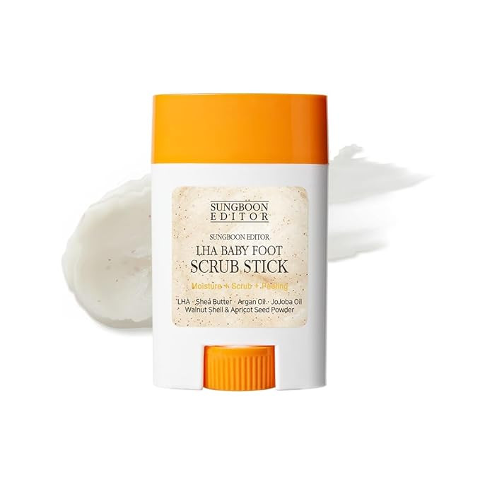 SUNGBOON EDITOR LHA Baby Foot Scrub Stick, Exfoliant foot LHA chemical peeling with no peel-off r... | Amazon (US)