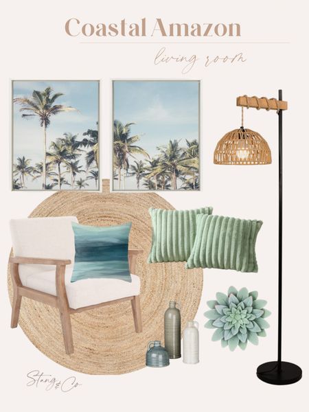 Amazon coastal living room

Jute rug - beige chair - armchair - beach wall art - sea foam green - seagrass - wicker lamp - throw pillows 

#LTKunder50 #LTKunder100 #LTKhome