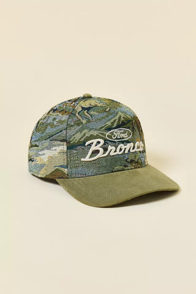 American Needle Ford Bronco Logo Jacquard Hat in Green, Men's at Urban Outfitters | Urban Outfitters (US and RoW)
