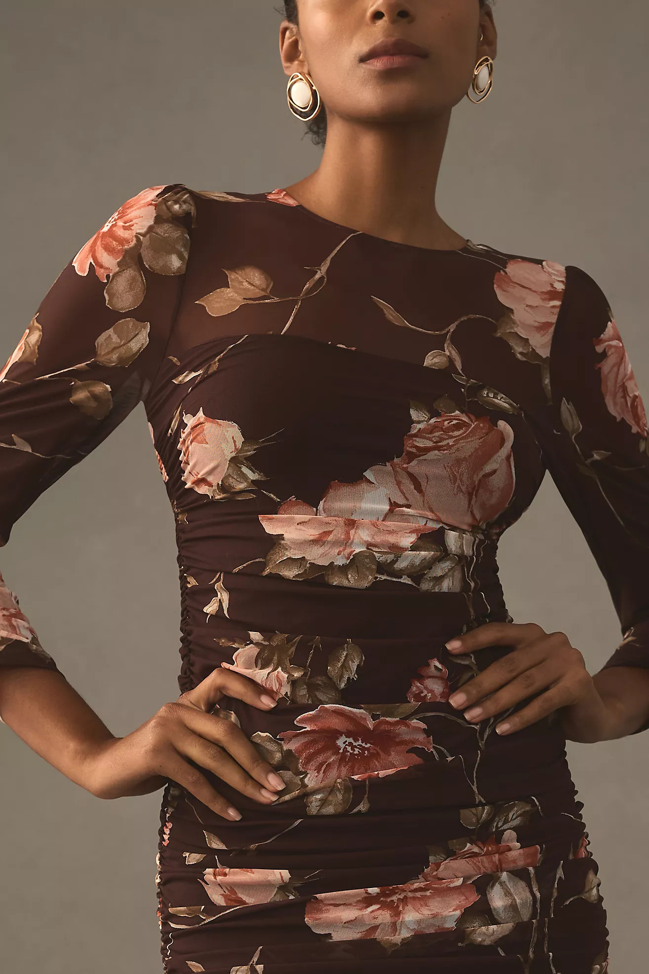 Erin Fetherston Maxine Mesh Maxi Dress | Anthropologie (US)