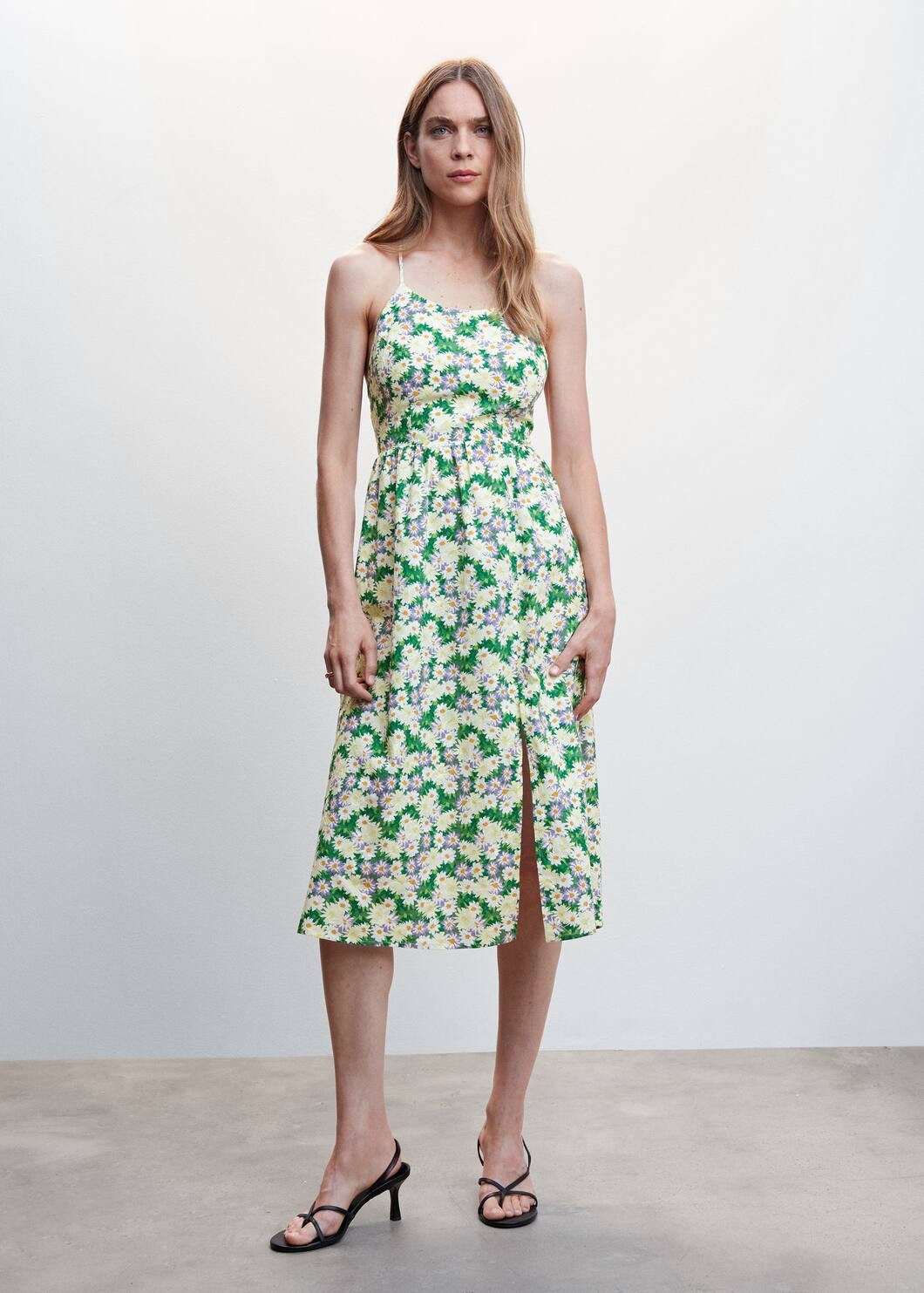 Flower print dress | MANGO (US)