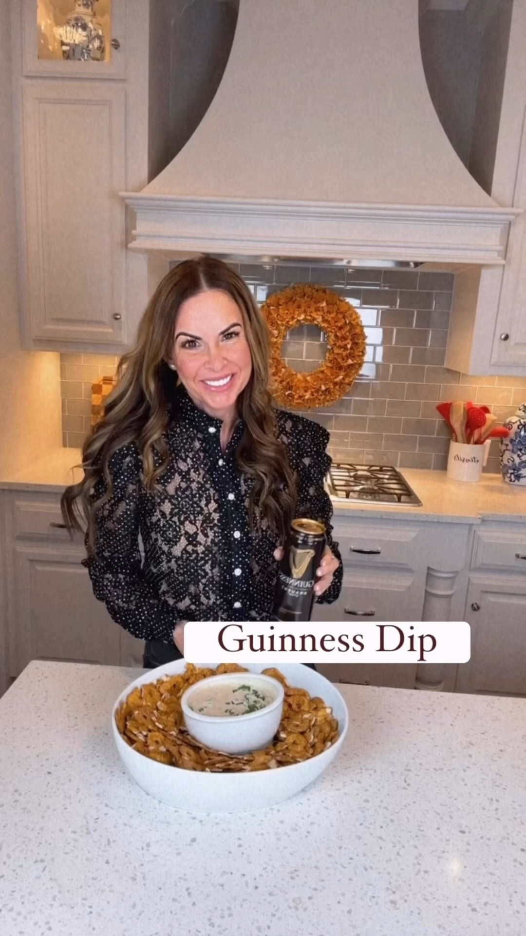 Guinness Dip 🍻🧀
Cheese + beer = the kind of math I fully support. 😍 Creamy, sharp, and perfectly malty — this dip gets better the longer it chills, so it’s perfect to prep ahead and serve with warm pretzels.

Recipe:
• 8 oz softened cream cheese
• Pinch kosher salt
• 2½ cups shredded cheddar
• 1 teaspoon Dijon mustard
• 2 tablespoons half & half
• ¼-ish cup Guinness beer
• 2 scallions, chopped (plus more for garnish)

Directions:

Mix cream cheese, salt, cheddar, mustard, and half & half until smooth.
Stir in Guinness and chopped scallions.
Cover and chill at least 1 hour (overnight is even better!).
Garnish with extra scallions and serve with pretzels.
Save this for your St. Patrick’s Day spread ☘️
#StPatricksDay #StPatricksDayFood #IrishInspired #HolidayAppetizers #EasyEntertaining
 

#LTKfoodie #LTKSaleAlert #LTKSeasonal