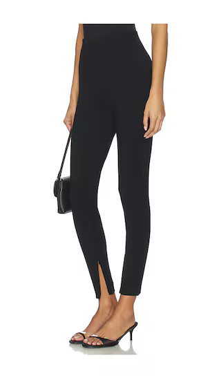 The Essential Pants High Waist Legging in Obsidian | Revolve Clothing (Global)