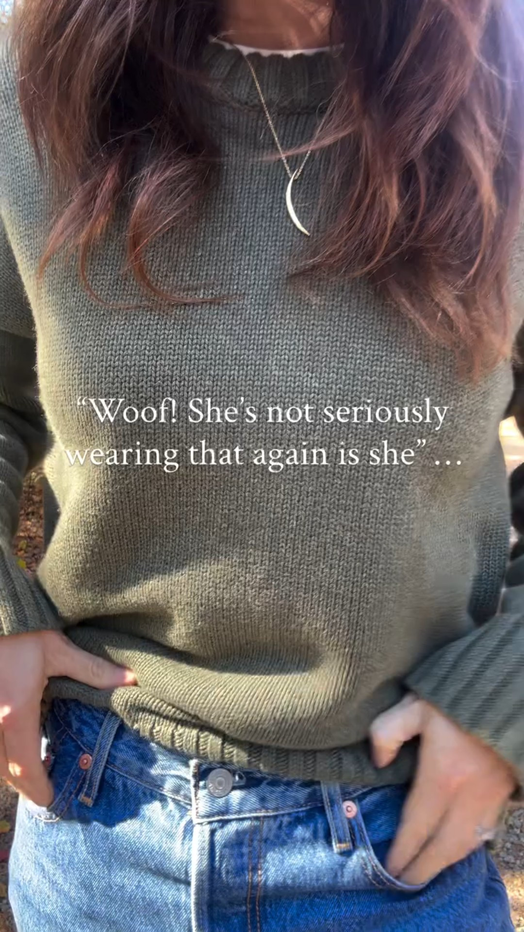 Yes I am! Same jeans as yesterday, just a different wash 😉 

Comment OOTD and I’ll send you the info 

Minimalist style 
Relatable outfits 
Realistic outfits 
Relatable style